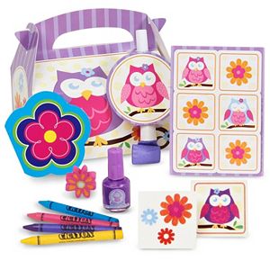 Owl Blossom 4-pk. Filled Party Favor Box Set