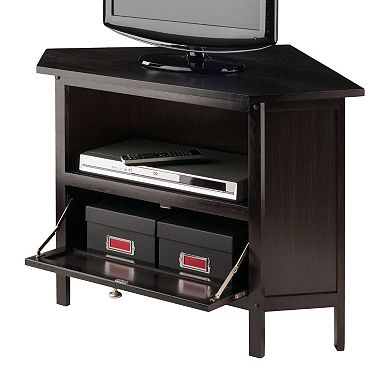 Winsome Zena Corner TV Stand