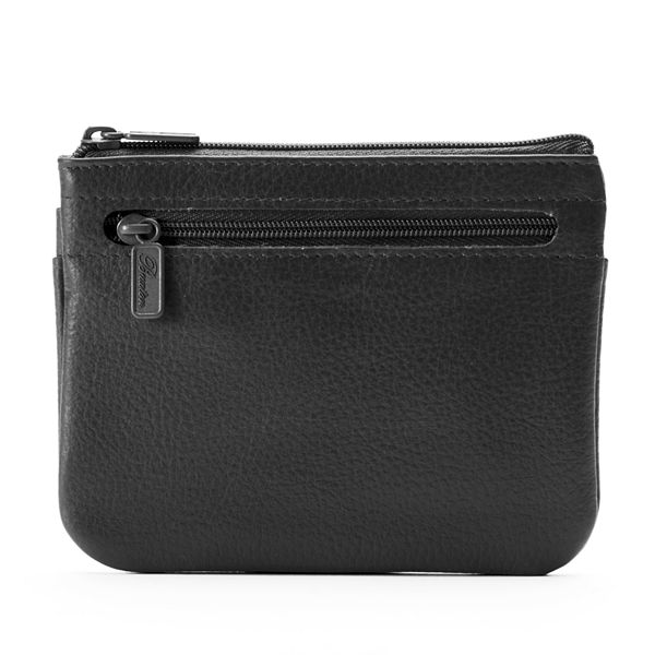 Buxton Hudson Pik-Me-Up Leather Coin & Card Pouch