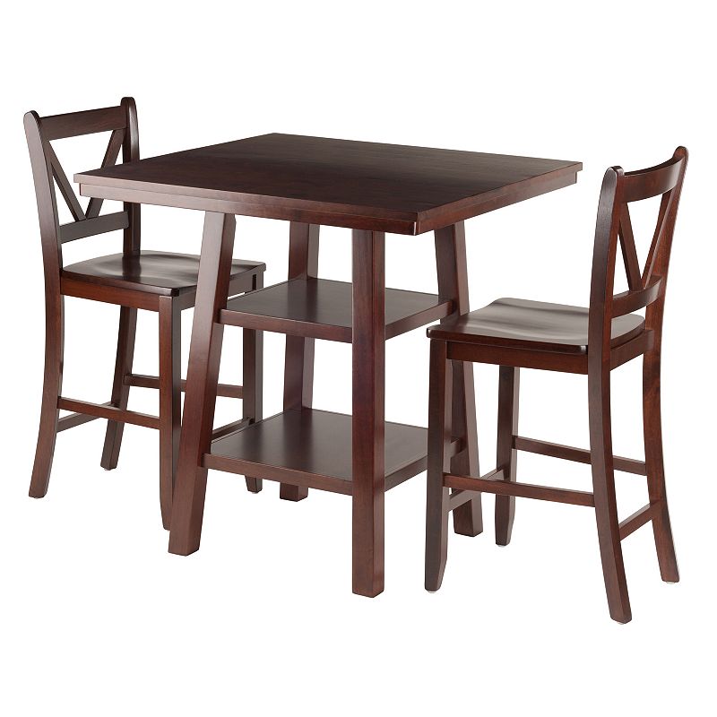 46363533 Winsome Orlando High Table & Chair 3-piece Set, Br sku 46363533