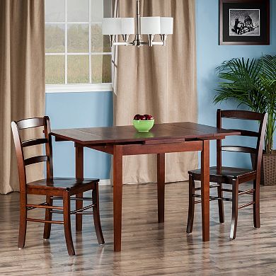 Winsome Pulman Extension Dining Table 3-piece Set