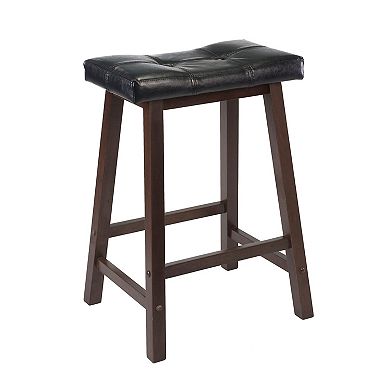 Winsome Orlando High Table & Padded Stool 3-piece Set