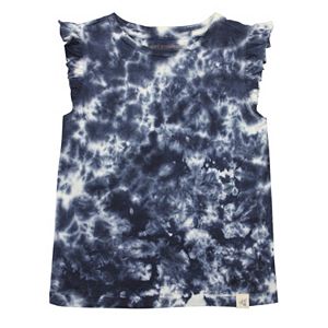 Baby Girl Burt's Bees Baby Tie-Dye Flutter Sleeve Tee