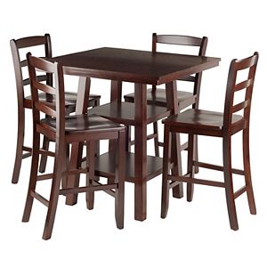 Winsome Orlando High Table & Chair 5-piece Set