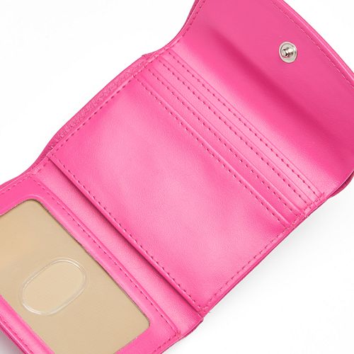 Buxton Women's Solid Color Mini Trifold Wallet, Fuchsia : :  Clothing, Shoes & Accessories