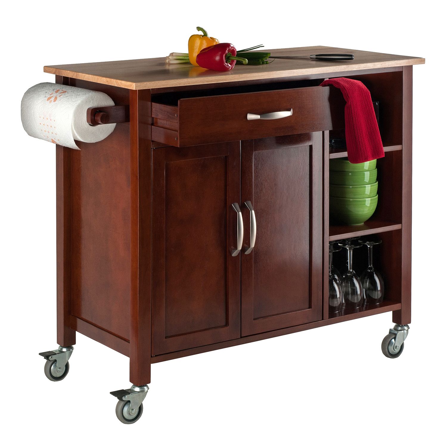 Winsome Mabel Kitchen Cart   2496458 ALT