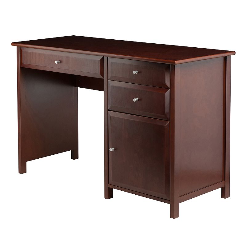 46354130 Winsome Delta Office Writing Desk, Brown sku 46354130