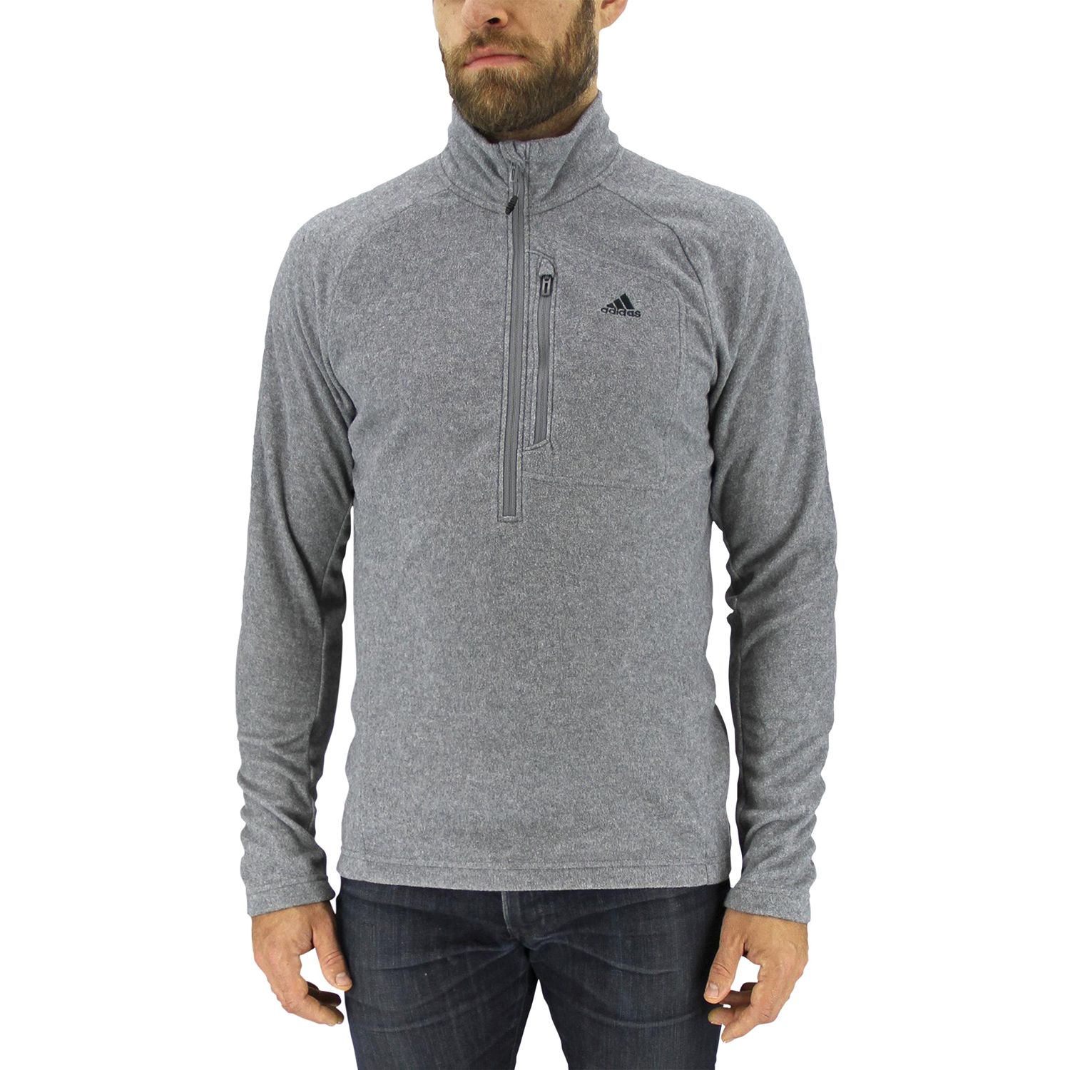 mens adidas half zip pullover