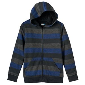 Boys 8-20 Tony Hawk Rugby-Striped Hoodie