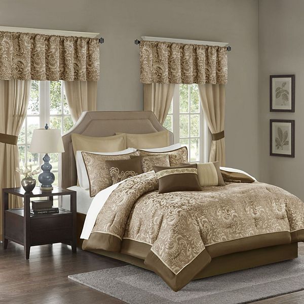 Madison Park Essentials Cadence 24 Piece Bedding Set
