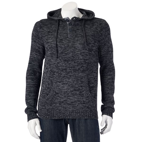 Men s Urban Pipeline Hoodie Henley Sweater