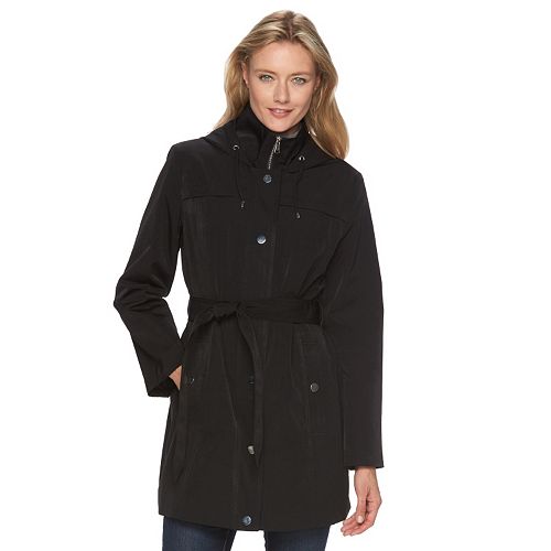 Women's Croft & Barrow® Hooded Rain Jacket