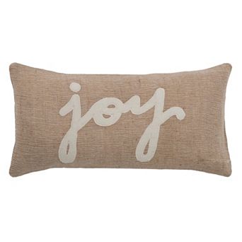 Rizzy Home "Joy" Lumbar Throw Pillow