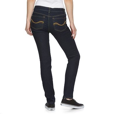 Juniors' SO® Perfectly Soft Embroidered Skinny Jeans
