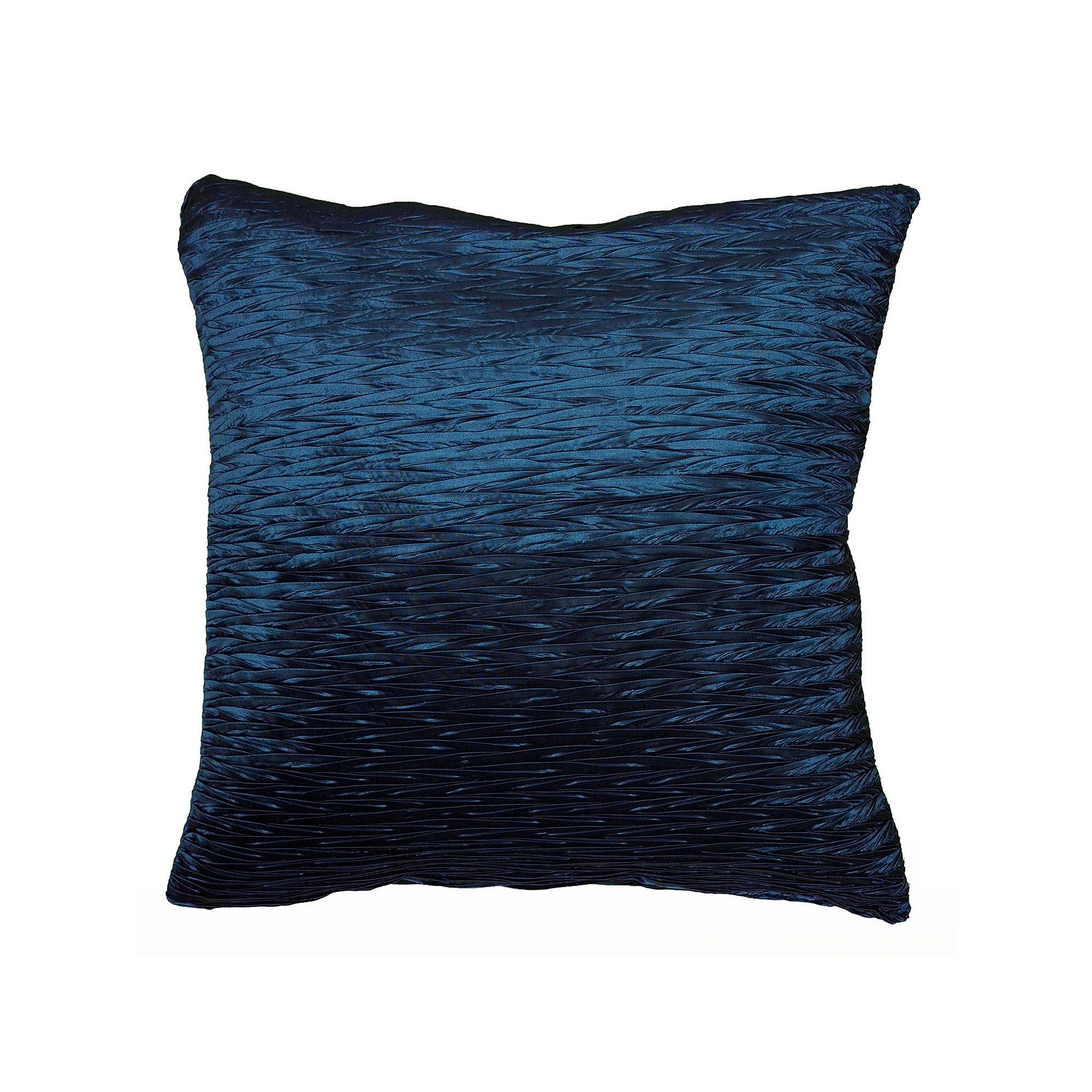 Rizzy Home Deep Blue Throw Pillow