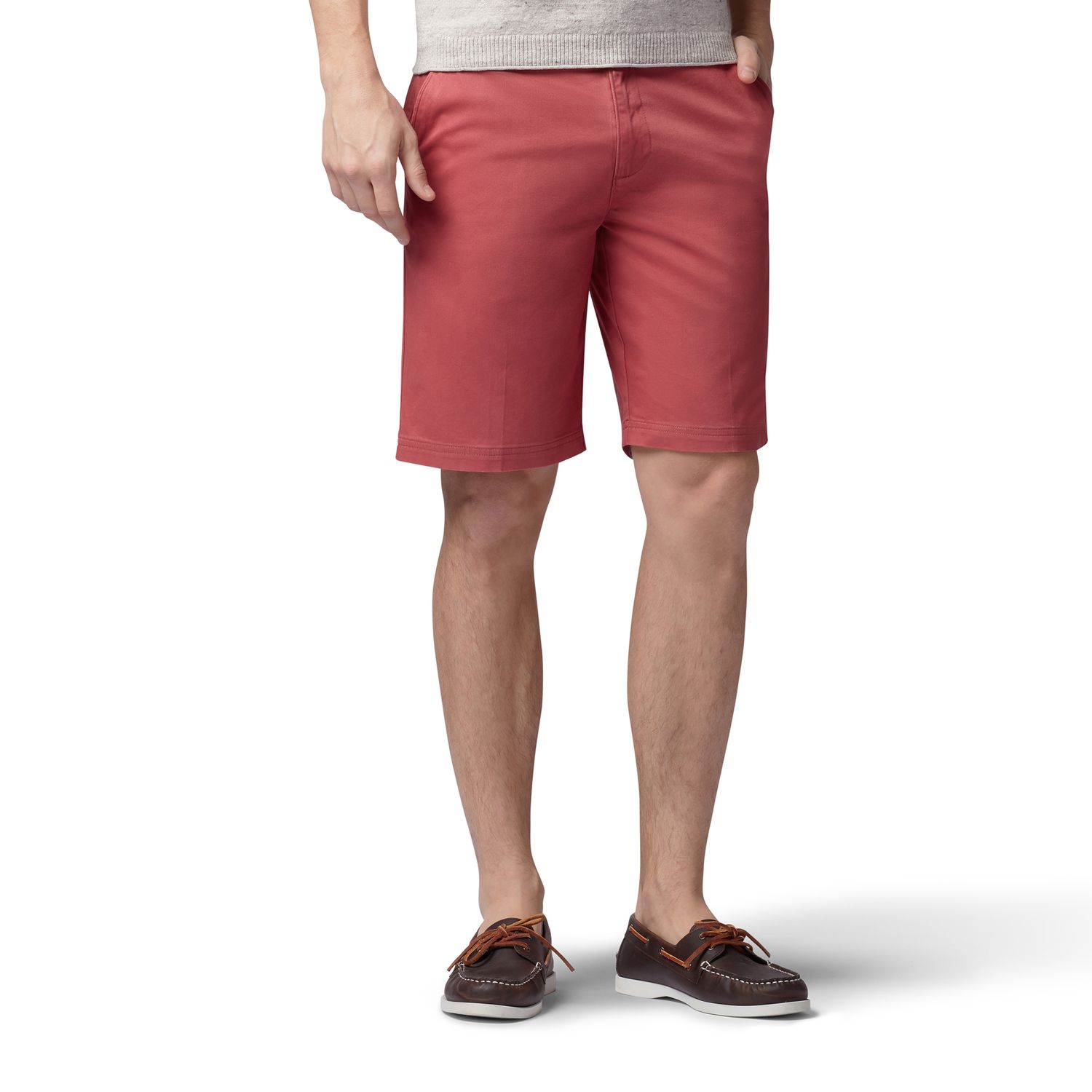 lee extreme comfort flat front shorts