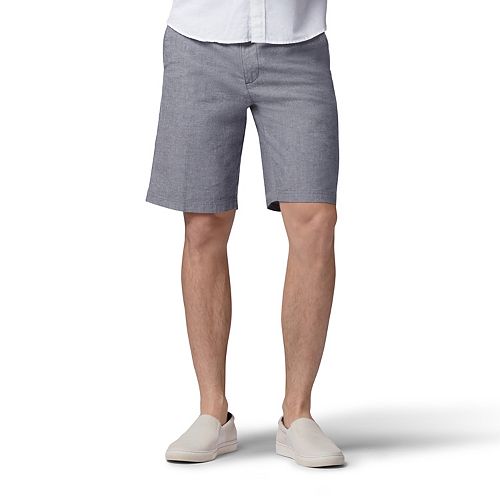 lee extreme comfort flat front shorts