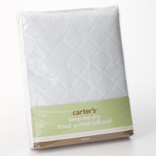 Carter's KeepMeDry Fitted Quilted Crib Pad