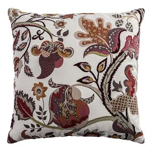 Rizzy Home Country Floral Throw Pillow