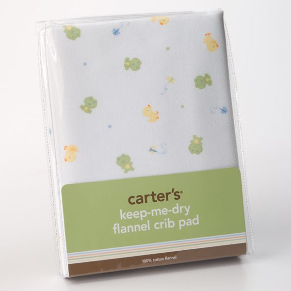 Carters Keep Me Dry Flannel Bassinet Pad Ecru Discontinued by Manufacturer 