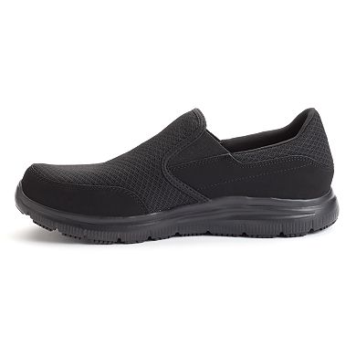 Skechers Work Relaxed Fit Flex Advantage McAllen Men's Slip-Resistant Shoes