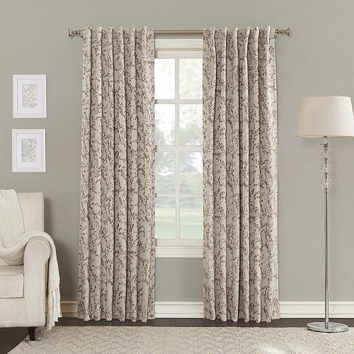 Sun Zero Blackout 1Panel Kavala Lined Window Curtain