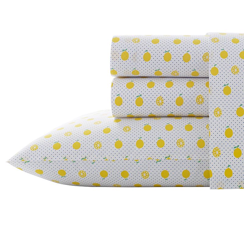 Poppy & Fritz Percale Sheet Set, Yellow, TWINXL SET