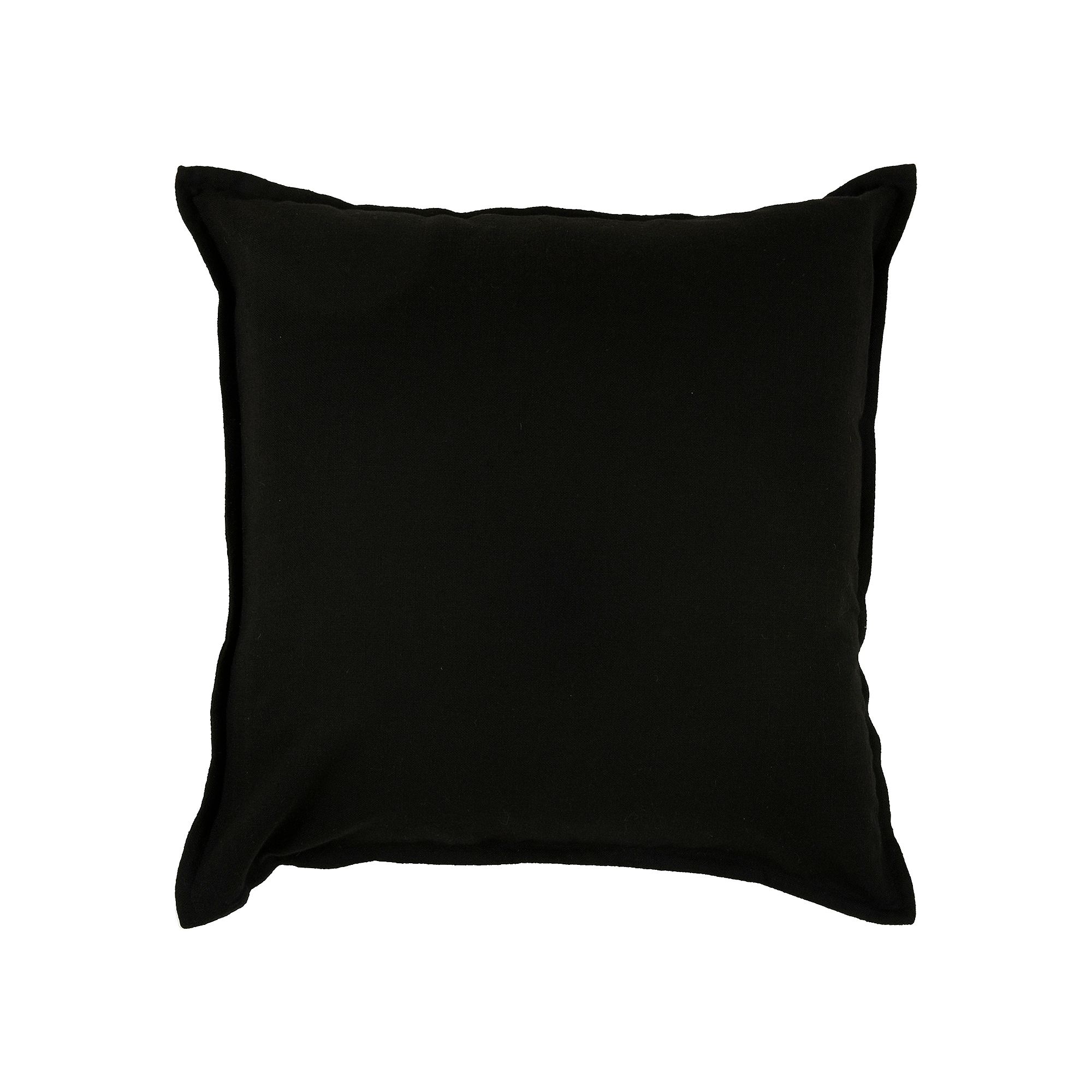 Rizzy Home Self Flange Throw Pillow, Black