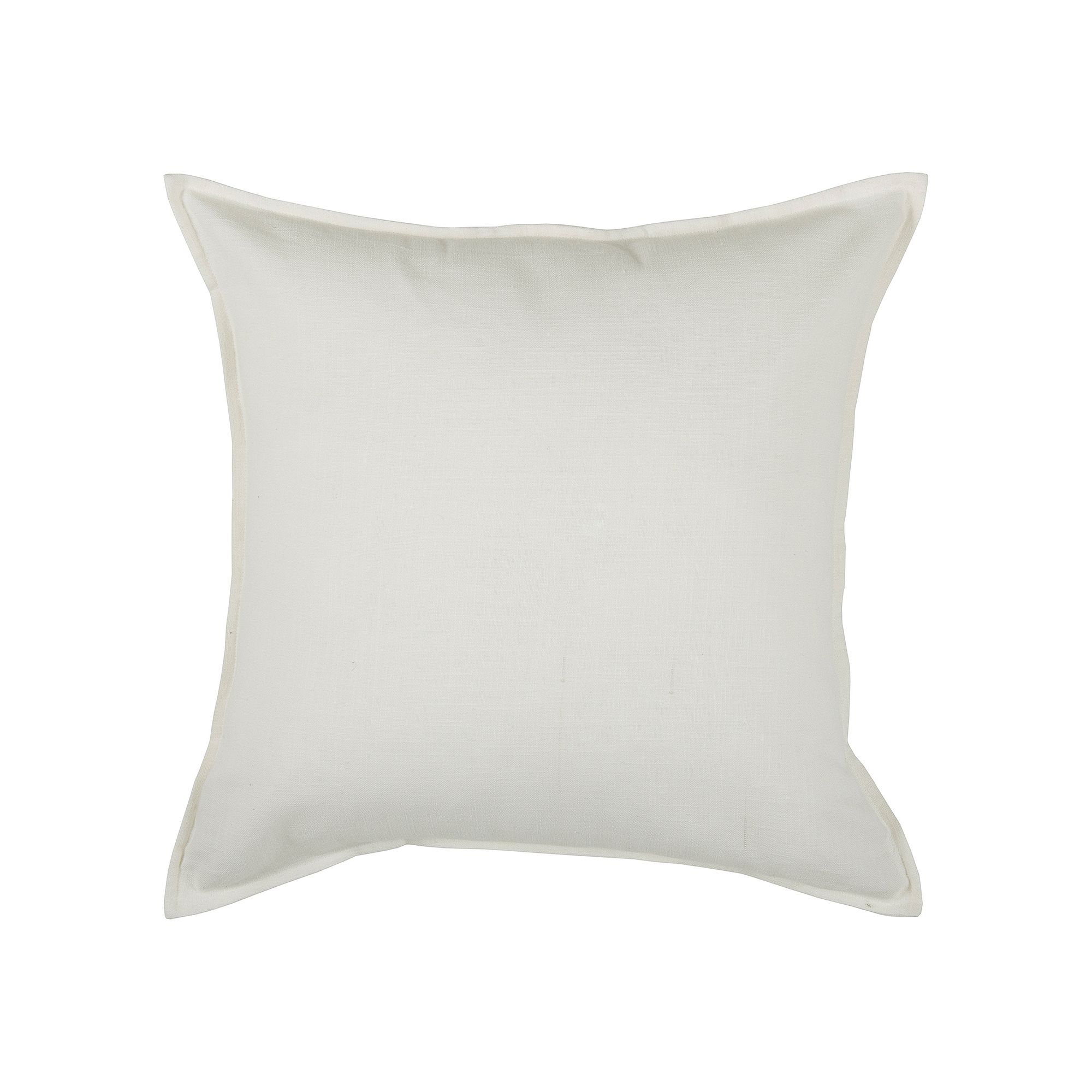Rizzy Home Self Flange Throw Pillow, Off White