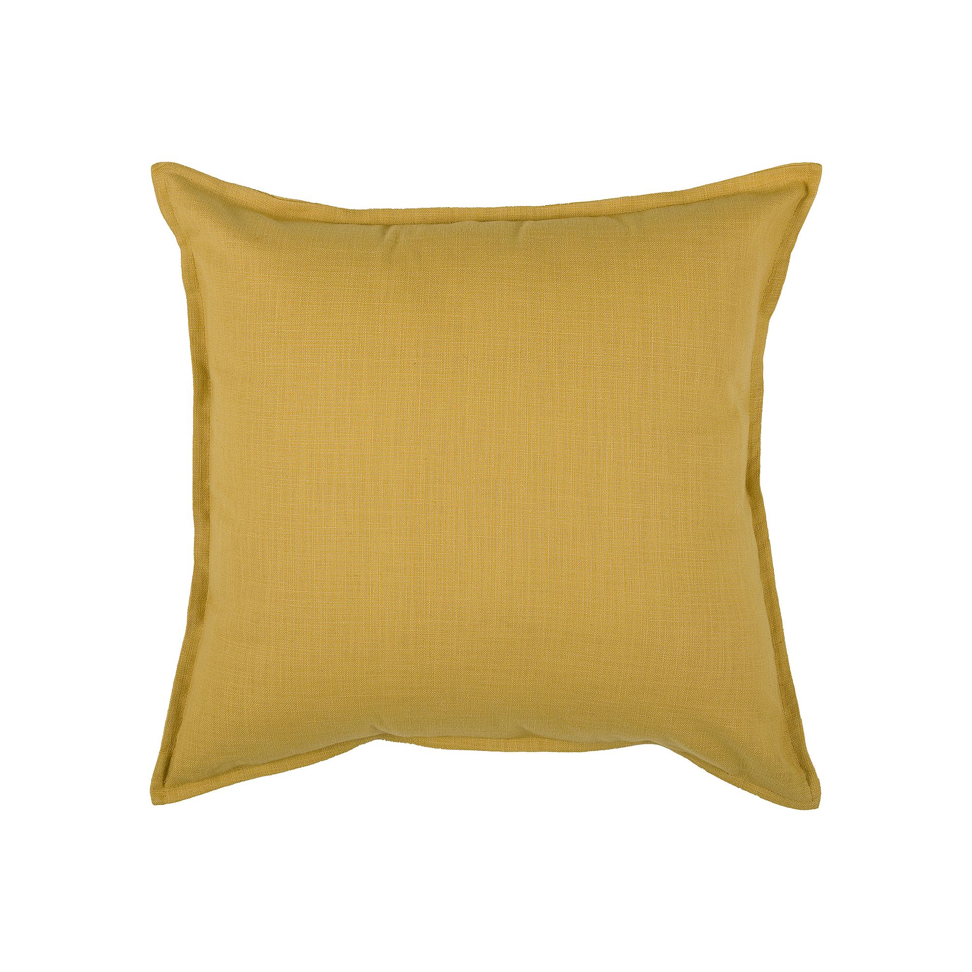 Rizzy Home Self Flange Throw Pillow, Yellow