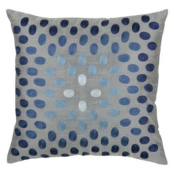 Rizzy Home Shimmer Dot Throw Pillow
