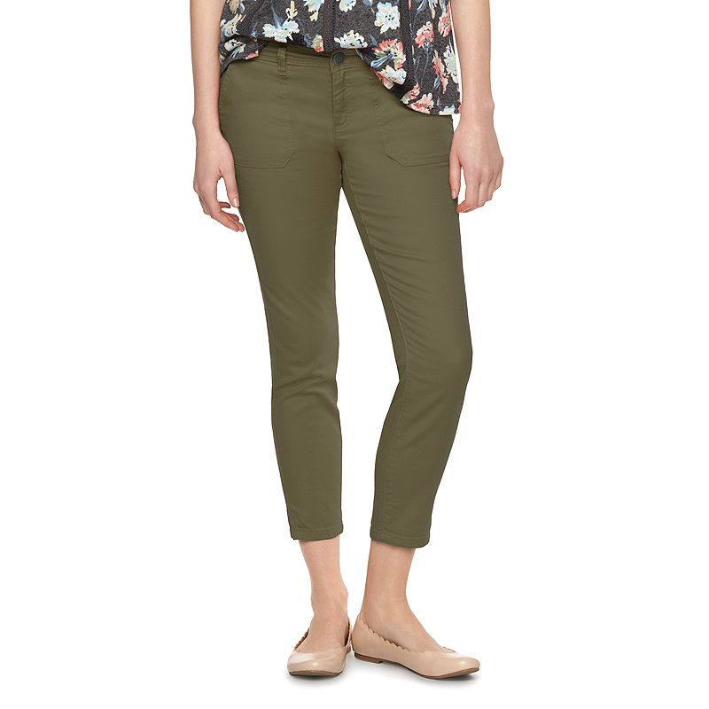 Olive Juniors Skinny Pants