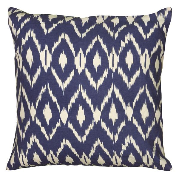 Rizzy Home Geometric Ikat Throw Pillow