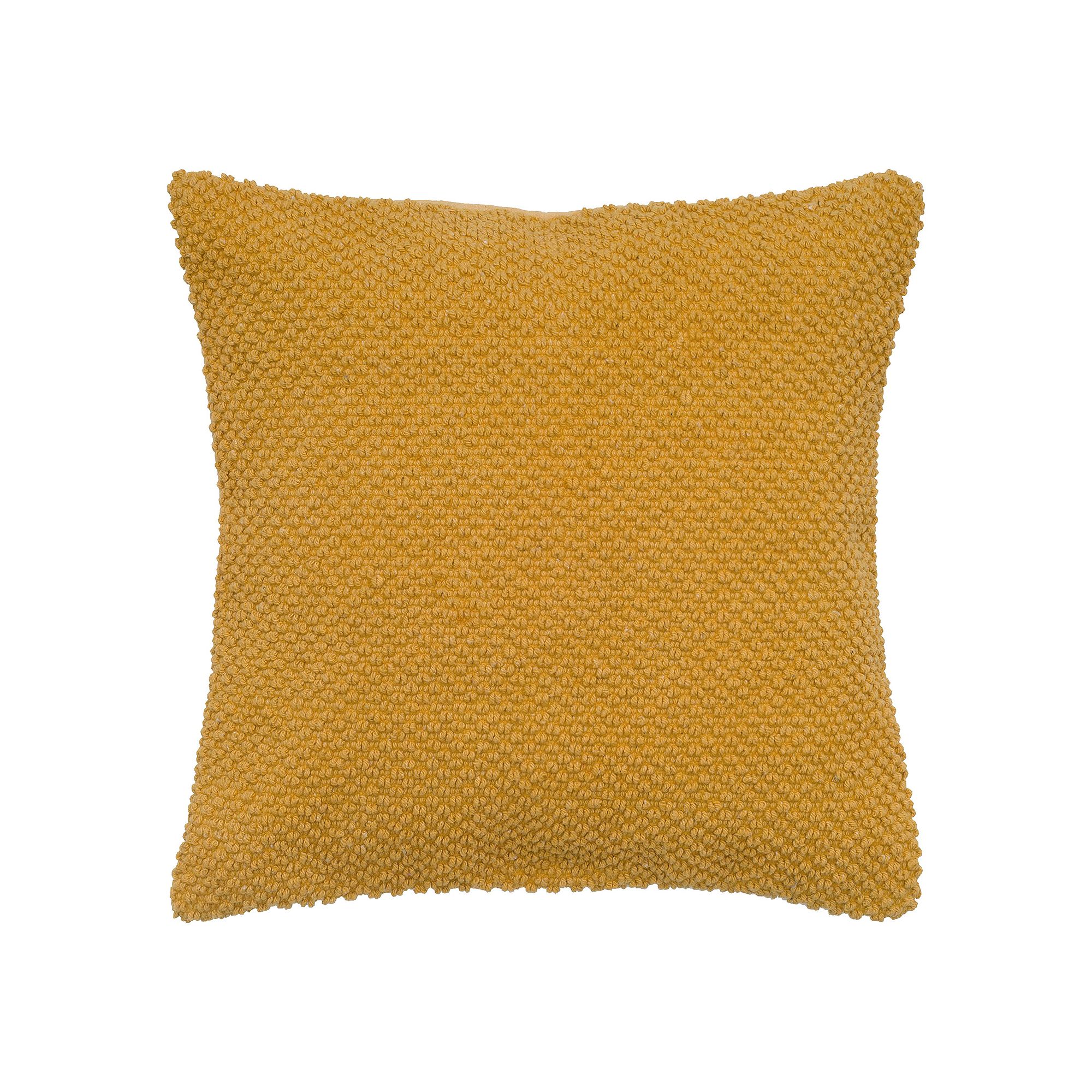 Rizzy Home Square Textured Throw Pillow, Yellow