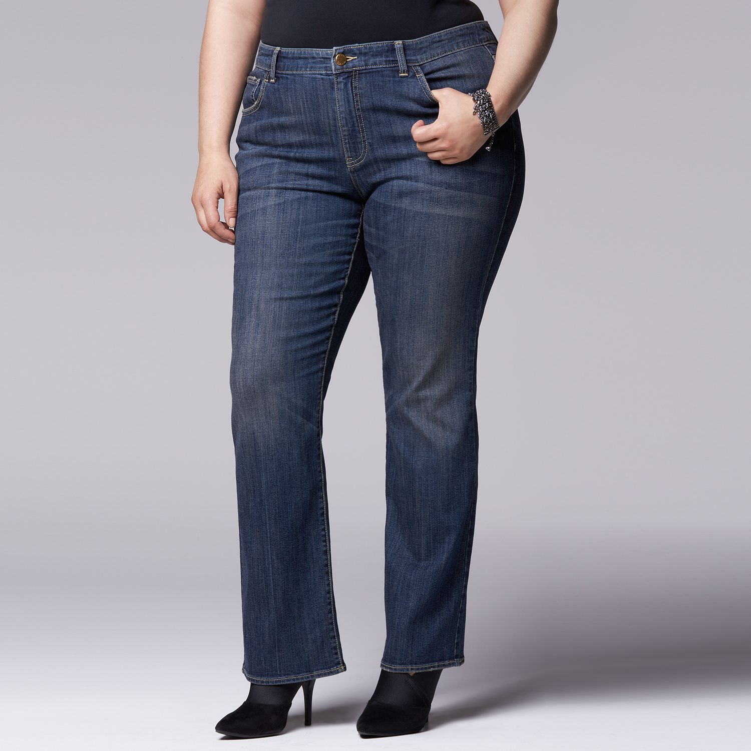 kohls vera wang bootcut jeans