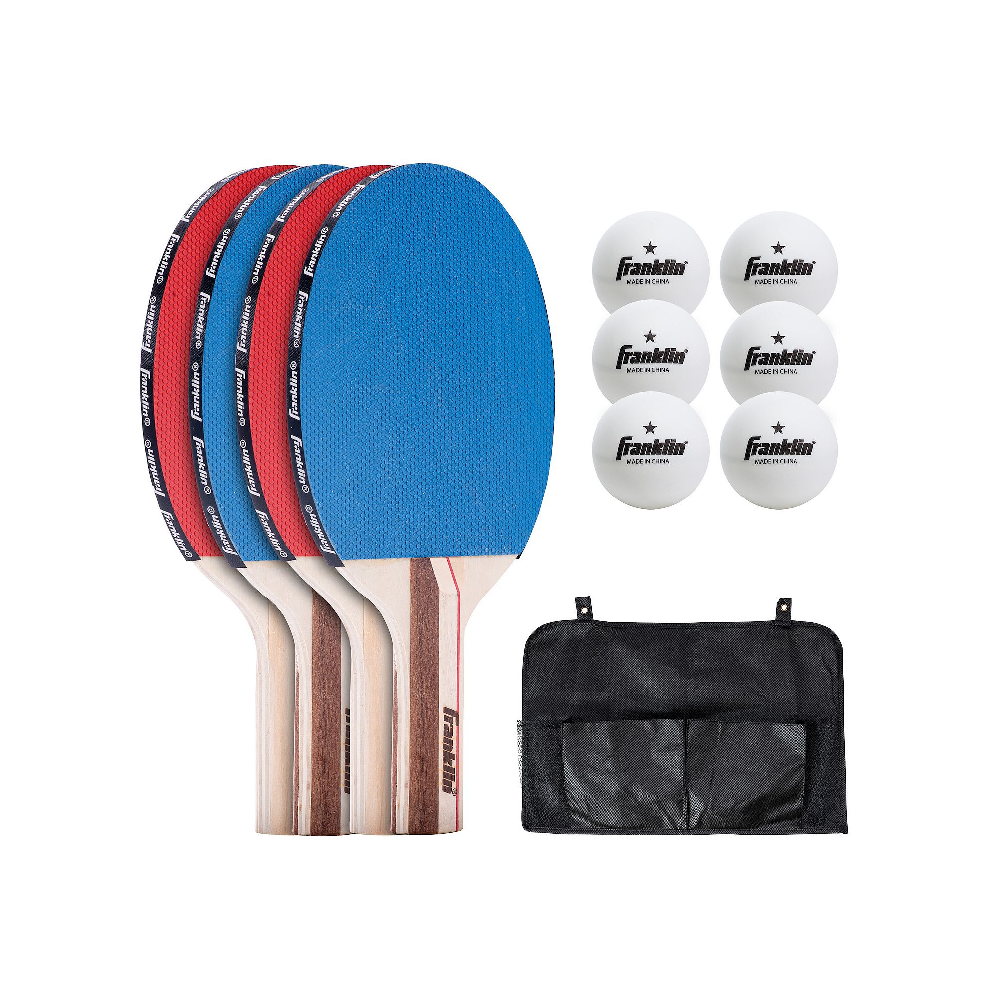 Franklin Sports 4-Player Paddle Set, Multi