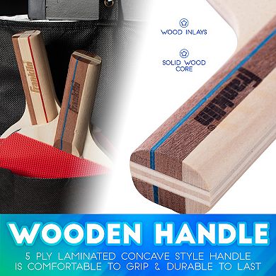 Franklin Sports 4-Player Paddle Set