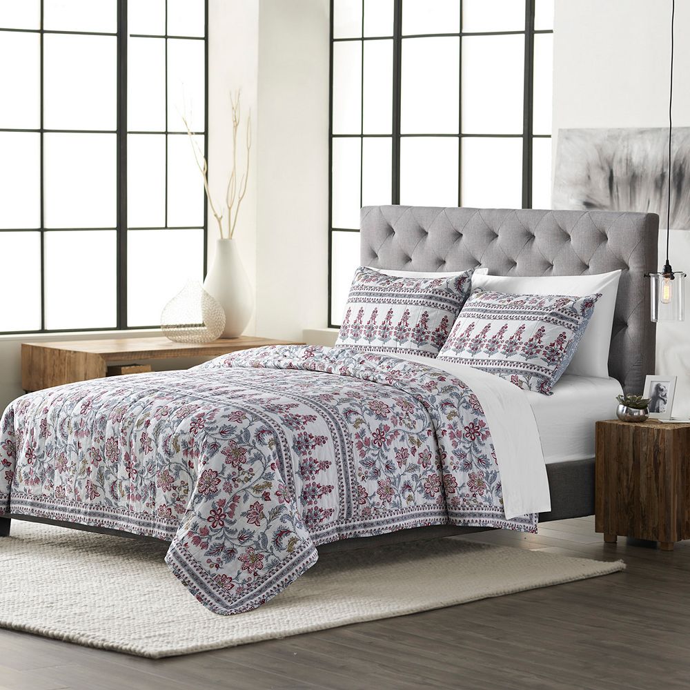 Sonoma Goods For Life Multi Floral Reversible Quilt Or Sham