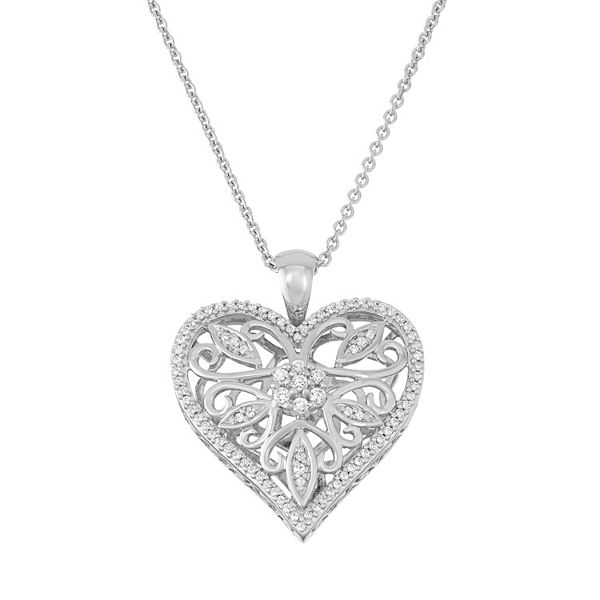 Kohls jewelry store heart necklaces