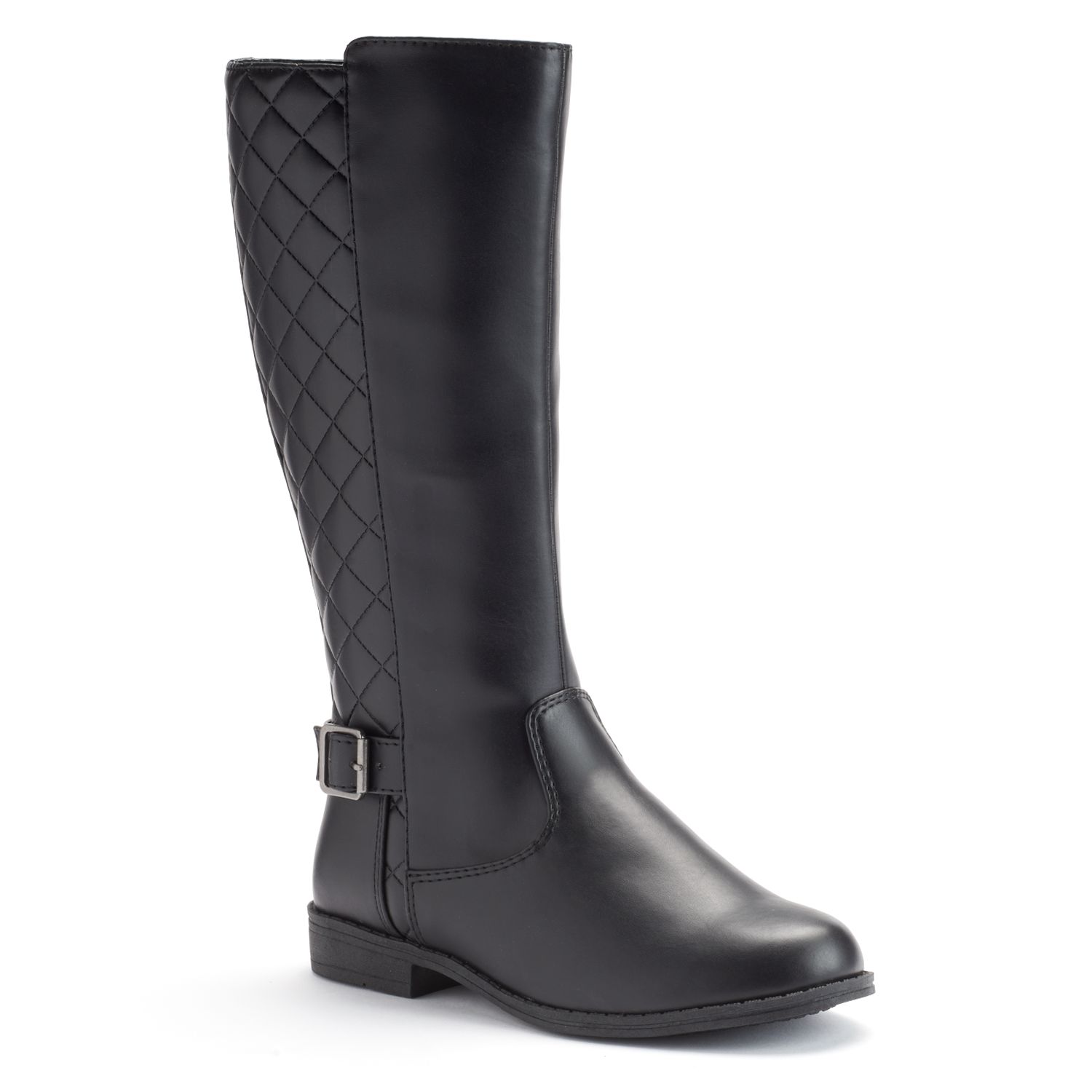 kohls black riding boots