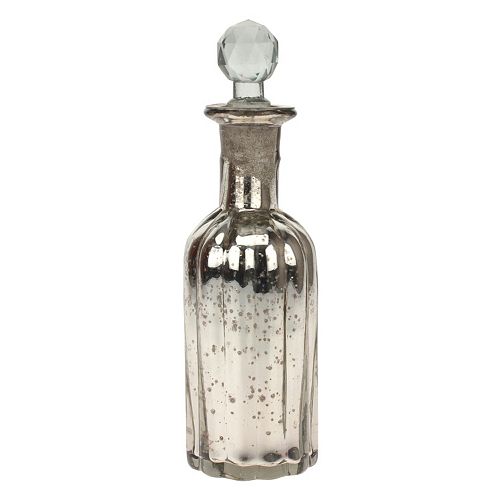 Stonebriar Collection Antique Mercury Glass Bottle Table Decor