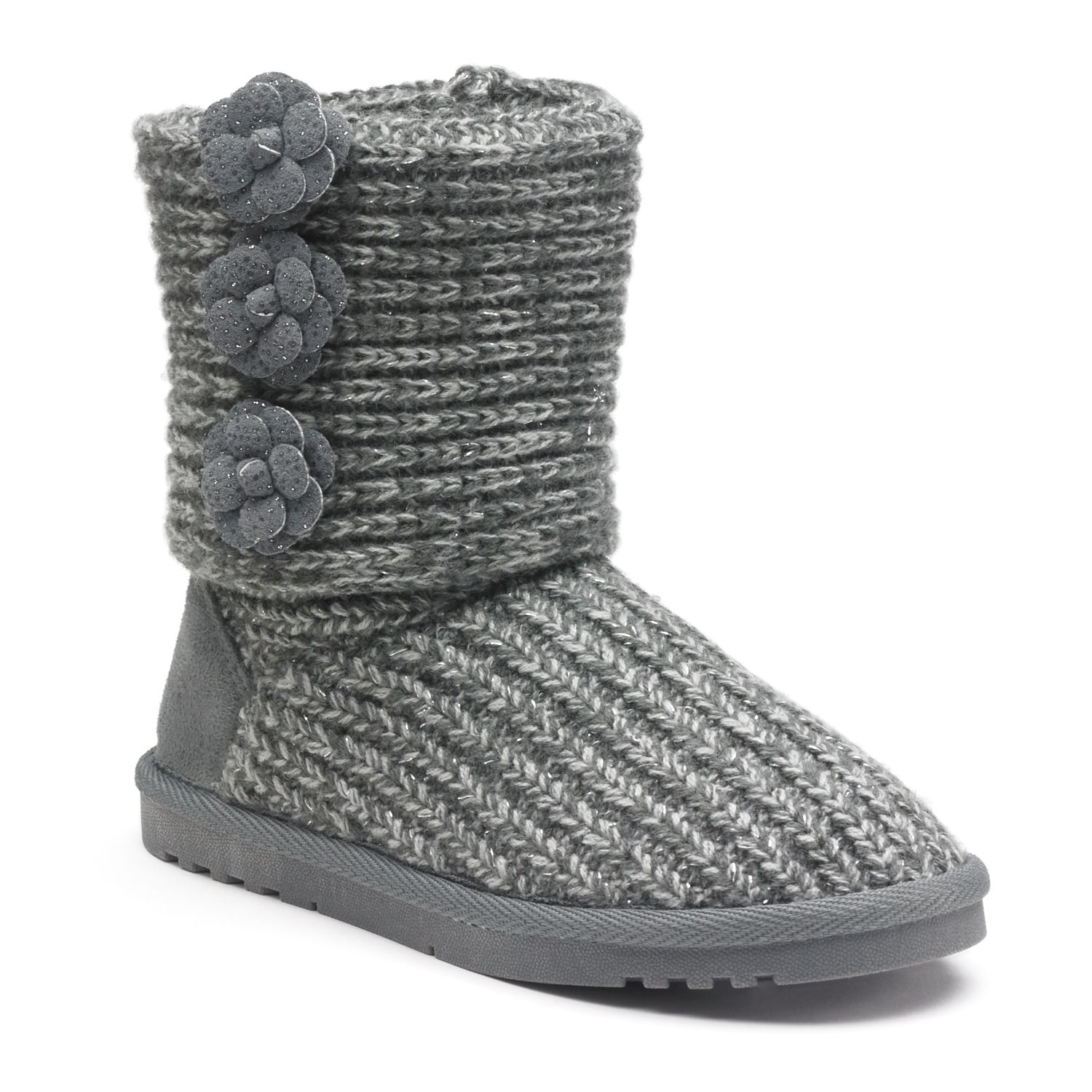 girls knit boots