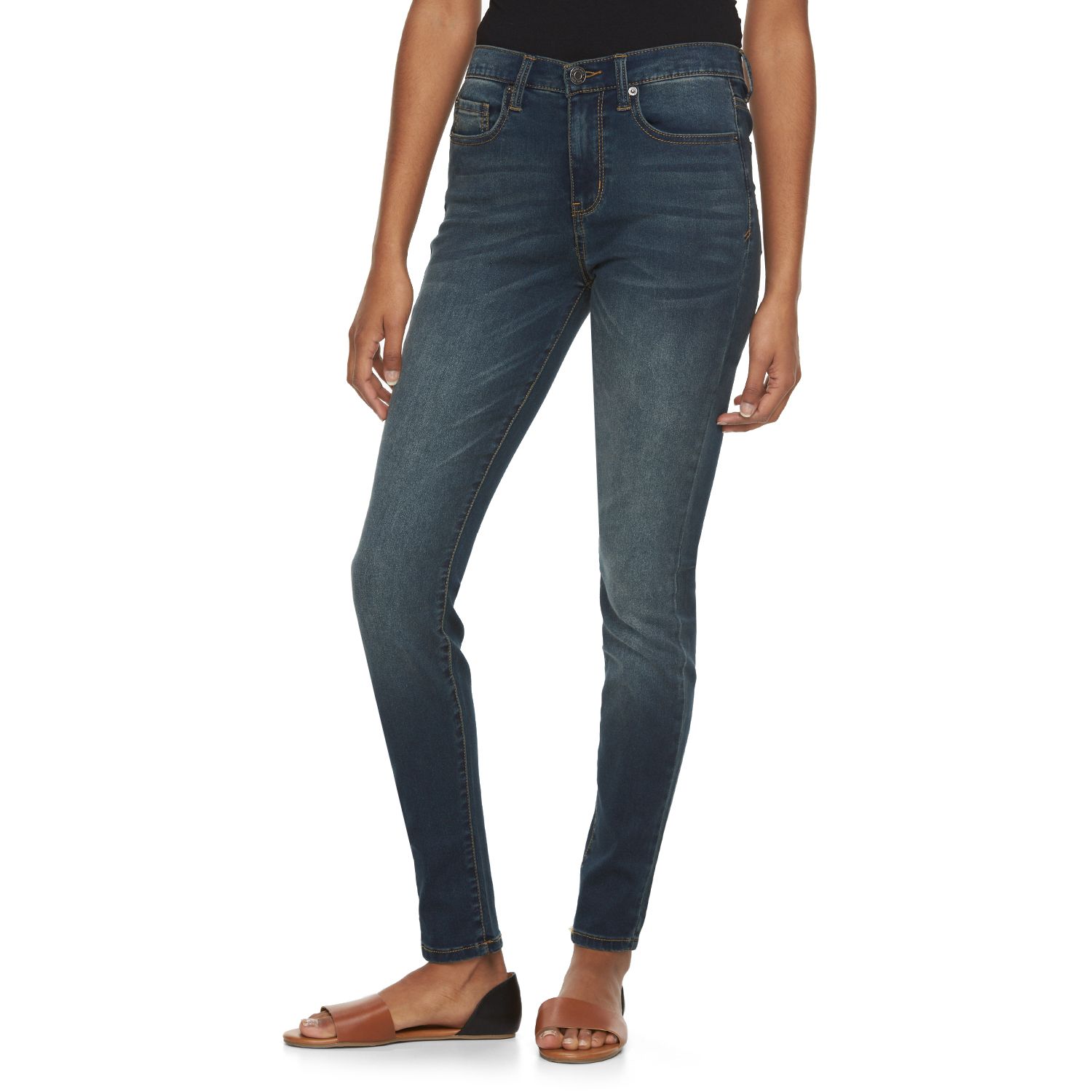mens athletic tapered jeans