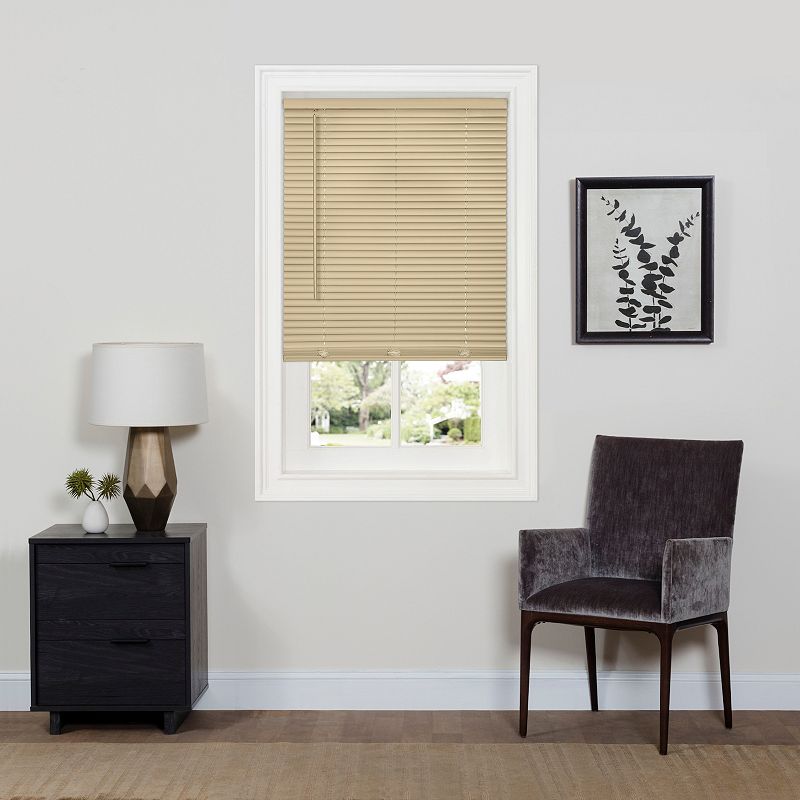 achim 1  gii deluxe sundown indoor cordless latte vinyl room darkening mini blind  29  x 64