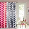 90 by Design Lab Nala Printed Shower Curtain & Hook Set