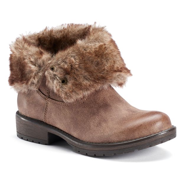 all over fur boots