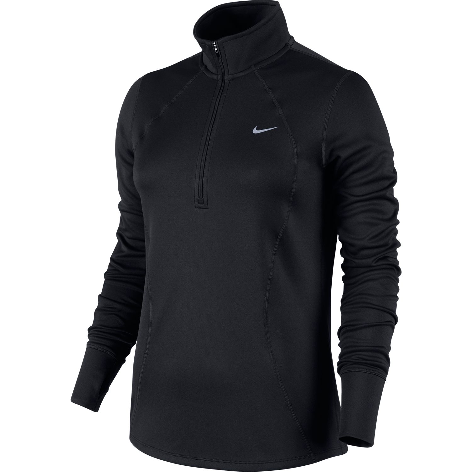 nike dri fit half zip women's