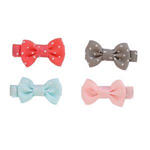 Baby Girl Carter's 4-pk. Polka-Dot Bow Hair Clips