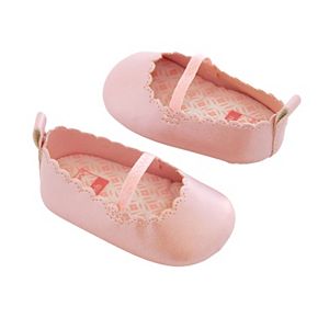 Baby Girl Carter's Scalloped Mary Jane Crib Shoes