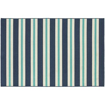 StyleHaven Maritime Multi Striped Indoor Outdoor Rug